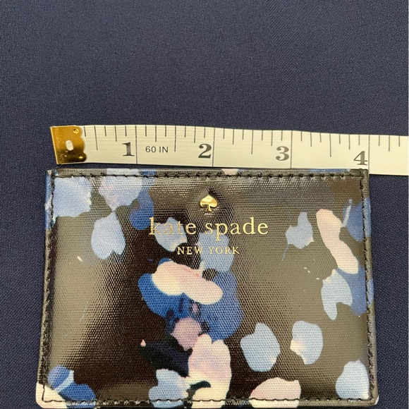 ⭐️NEW Kate Spade Black and Blue Card Holder - Picture 5 of 6